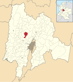 Mapa de San Francisco, Cundinamarca